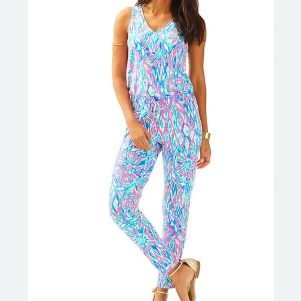Lilly Pulitzer Paulina shake it up jumpsuit